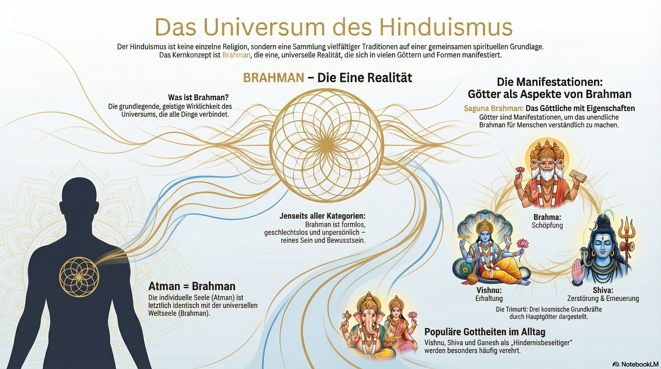 🌸 STATION 1 – Die hinduistische Götterwelt & Brahman
